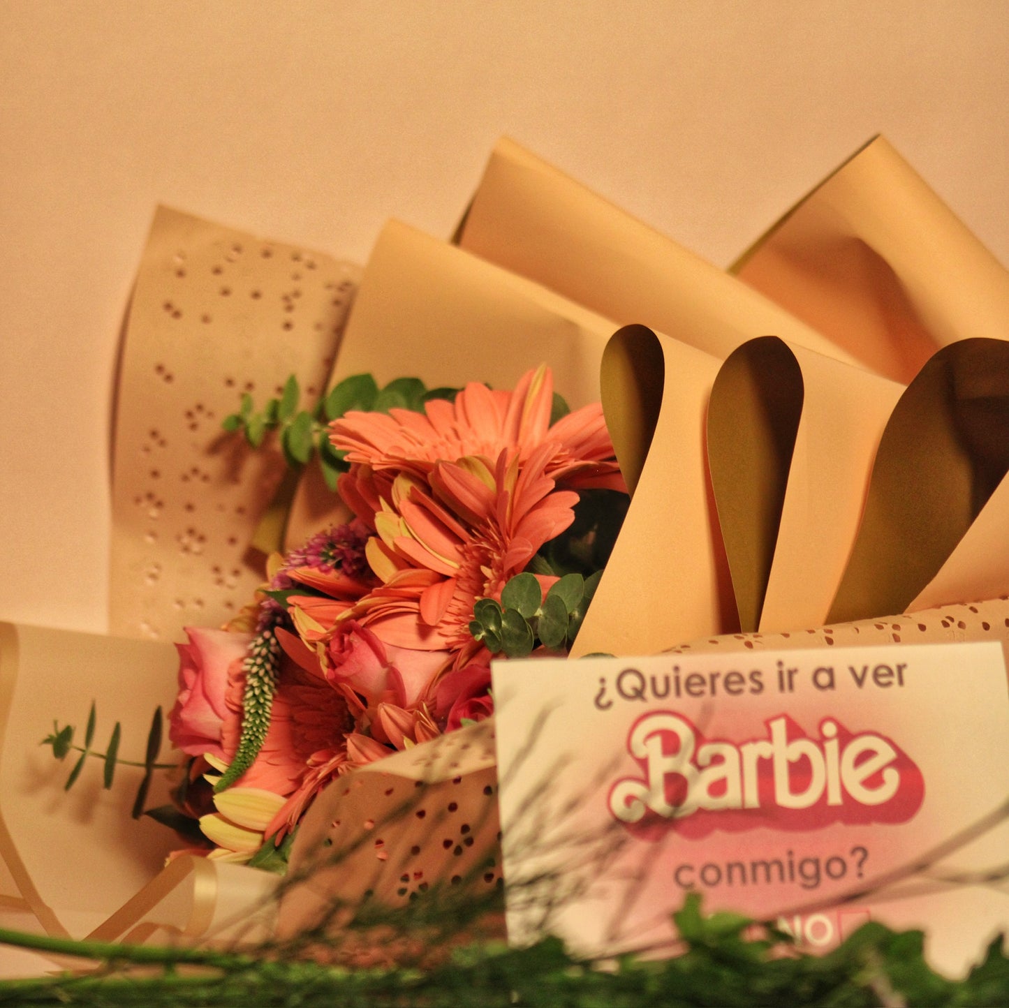 Arreglo floral Barbie