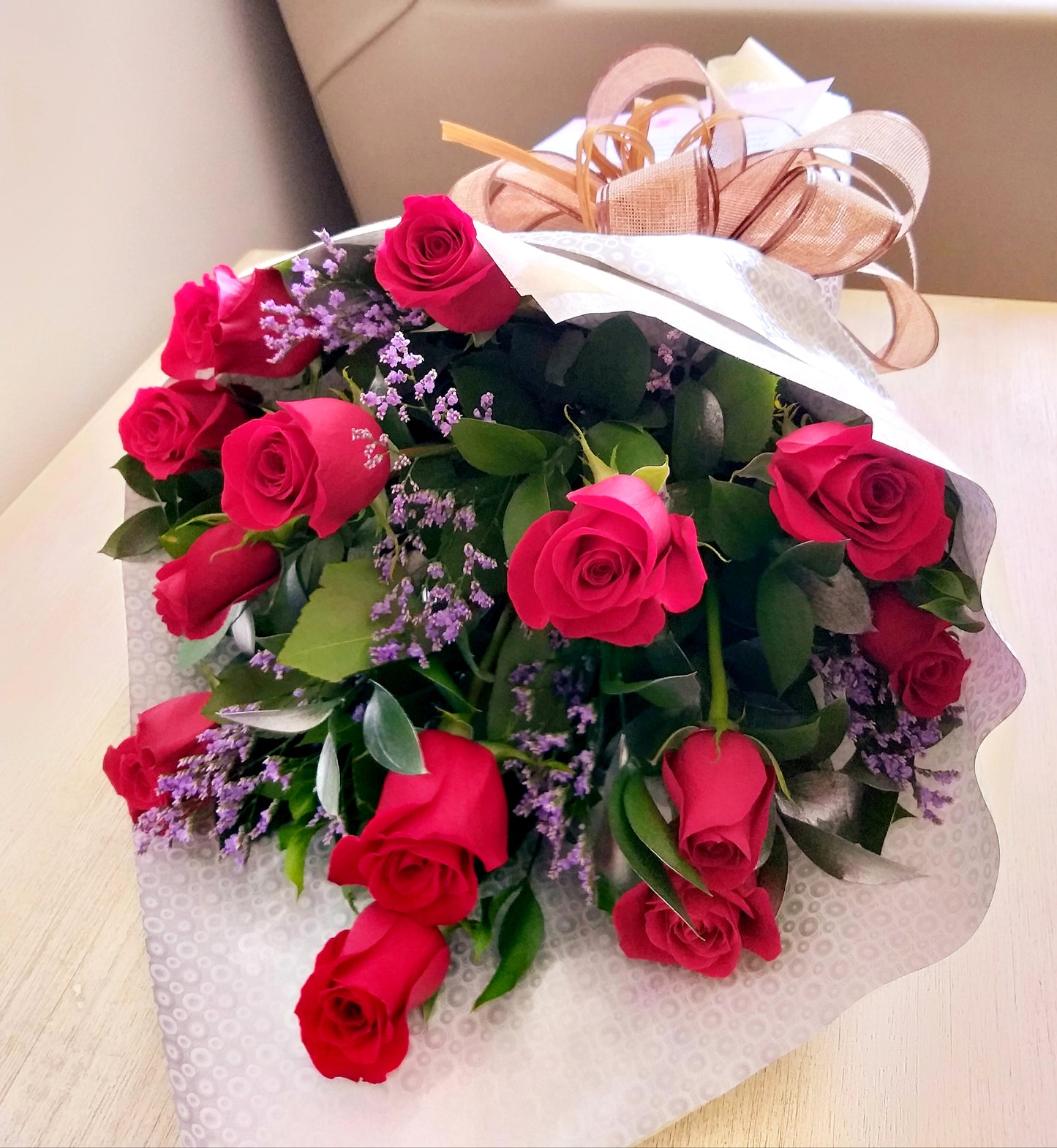 Bouquet rosas rojas